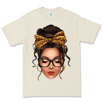 Bone caucasian leopard messy bun Premium Tee - texasbilliewilder