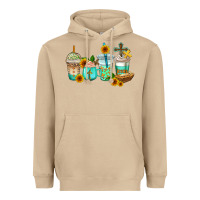 Mushroom jesus coffee cups Heavyweight Hoodie - AdoDesignShop
