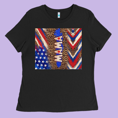 American Mama Ladies Tee Designed By Tumblerdesignbyshophia