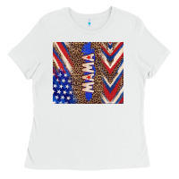 White American mama Ladies Tee - TumblerDesignByShophia