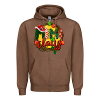 Chestnut mimi claus christmas Zipper Hoodie - BarkalooDesign