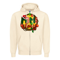 Sandshell mimi claus christmas Zipper Hoodie - BarkalooDesign