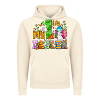 Vintage Artic Easter Day My first Easter with eggs and rabbits Vintage Hoodie - OliviaCreatesArt