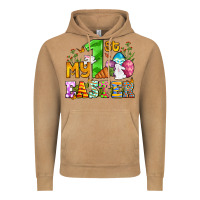 Vintage Camel Easter Day My first Easter with eggs and rabbits Vintage Hoodie - OliviaCreatesArt