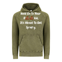 Vintage Olive spooky halloween women and children Vintage Hoodie - maiPhamDesign