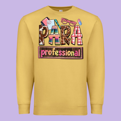 Para Professional Premium Sweatshirt Designed By Adodesignshop