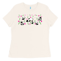 Bone cute panda Ladies Tee - TumblerDesignByShophia