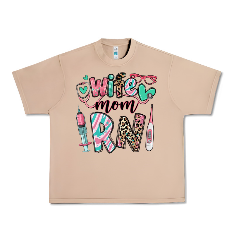 Wife Mom Rn Registered Nurse Urban Heavy Tee by RanaPortraitStore | Teevron