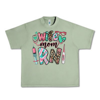 Oil Green wife mom rn registered nurse Urban Heavy Tee - RanaPortraitStore