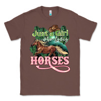 Chestnut Just a girl who loves Horses Classic Tee - HowdyJamesFarm