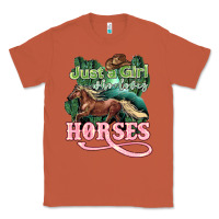 Copper Just a girl who loves Horses Classic Tee - HowdyJamesFarm