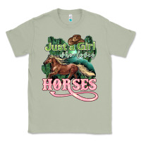 Matcha Just a girl who loves Horses Classic Tee - HowdyJamesFarm