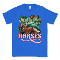 True Royal Just a girl who loves Horses Classic Tee - HowdyJamesFarm