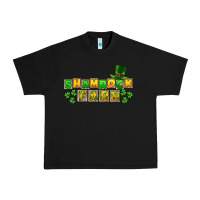 Black St. Patrick's Shamrock farm Urban Heavy Tee - CowGirlArtShop