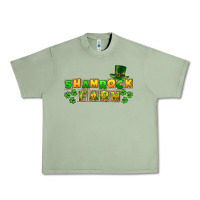 Oil Green St. Patrick's Shamrock farm Urban Heavy Tee - CowGirlArtShop