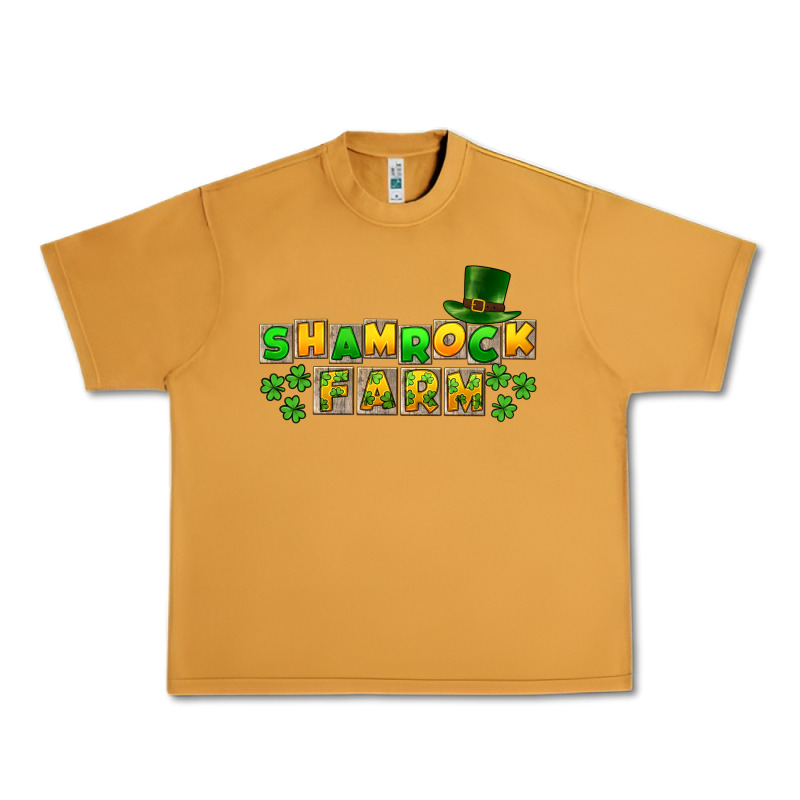 St. Patrick's Shamrock Farm Urban Heavy Tee by CowGirlArtShop | Teevron