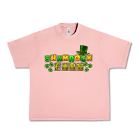Salmon St. Patrick's Shamrock farm Urban Heavy Tee - CowGirlArtShop
