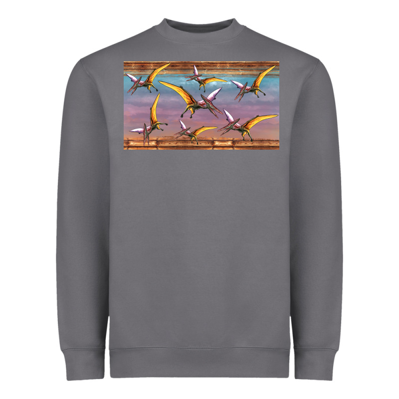 Dinosaur Pterodactyl Sippy Cup Heavyweight Sweatshirt by Artiststas | Teevron