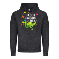 Vintage Black Mens Daddysaurus T Rex Dinosaur Daddy Family Matching Gifts Idea Vintage Hoodie - maiPhamDesign