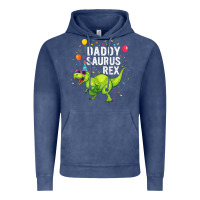 Vintage Denim Mens Daddysaurus T Rex Dinosaur Daddy Family Matching Gifts Idea Vintage Hoodie - maiPhamDesign