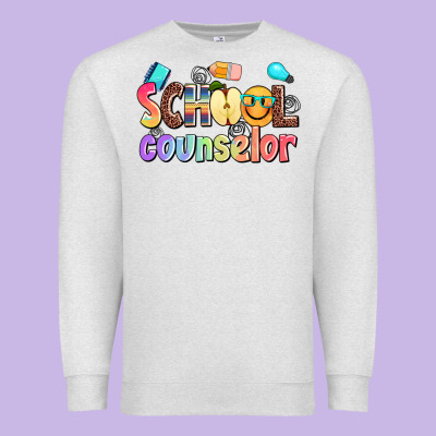 School Counselor Premium Sweatshirt Designed By Adodesignshop