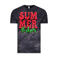 Cloud Black summer vibes watermelon Vintage Tee - Jasminsmagicworld