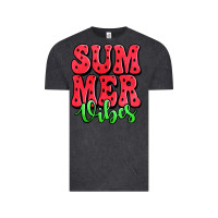 Vintage Black summer vibes watermelon Vintage Tee - Jasminsmagicworld