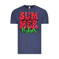 Vintage Denim summer vibes watermelon Vintage Tee - Jasminsmagicworld