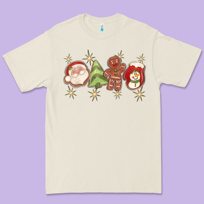 Christmas Gingerbread Cookies Premium Tee Designed By Texasbilliewilder