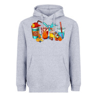 Heather Grey firefighter coffee cups Heavyweight Hoodie - AdoDesignShop