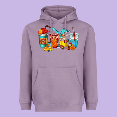 Firefighter Coffee Cups Heavyweight Hoodie Designed By Adodesignshop