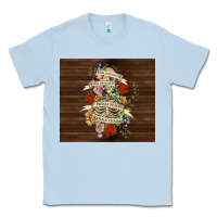 Dusty Blue kinda emotional with skeleton Classic Tee - TumblerDesignByShophia