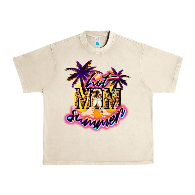 Hot Mom Summer Mother' Say Urban Heavy Tee by HowdyJamesFarm | Teevron
