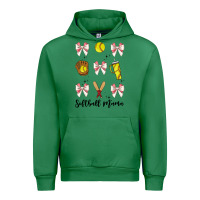 Emerald softball coquette bow Urban Hoodie - JahusDesignShop