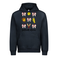Navy softball coquette bow Urban Hoodie - JahusDesignShop