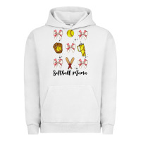 Pigment Lunar Rock softball coquette bow Urban Hoodie - JahusDesignShop