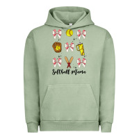 Pigment Oil Green softball coquette bow Urban Hoodie - JahusDesignShop