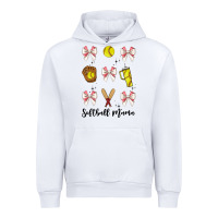 White softball coquette bow Urban Hoodie - JahusDesignShop