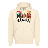 Sandshell mama Claus Christmas Zipper Hoodie - BarkalooDesign