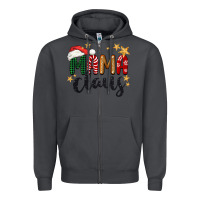 Mama Claus Christmas Zipper Hoodie | Teevron