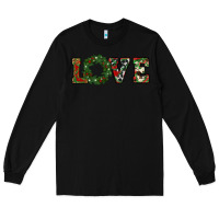 Black christmas love Long Sleeve Tee - RanaPortraitStore