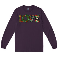 Plum christmas love Long Sleeve Tee - RanaPortraitStore