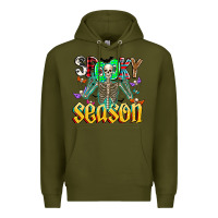 Army Green Spooky Season Premium Hoodie - CowhideDigitalArt