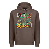 Coffee Spooky Season Premium Hoodie - CowhideDigitalArt