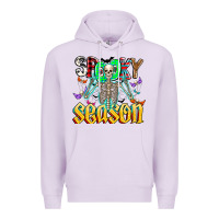 Lilac Spooky Season Premium Hoodie - CowhideDigitalArt