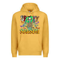 Mustard Spooky Season Premium Hoodie - CowhideDigitalArt