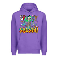 Purple Spooky Season Premium Hoodie - CowhideDigitalArt