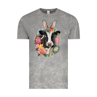 Cloud Rock Happy Easter Cow Easter Day Vintage Tee - CowGirlArtShop