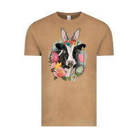 Vintage Camel Happy Easter Cow Easter Day Vintage Tee - CowGirlArtShop