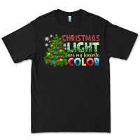 Black Christmas light are my favorite color Premium Tee - NancyCooperArtShop